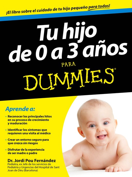 Title details for Tu hijo de 0 a 3 años para Dummies by Dr. Jordi Pou - Available